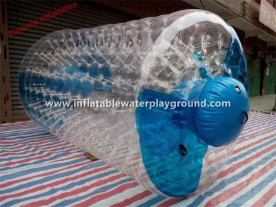 China Commercial Rent Inflatable Water Roller With 0.8mm PVC Tarpaulin Plug for sale