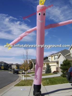 China Custom Pink Advertising Inflatable Sky Dancer For Event And Trade Show for sale