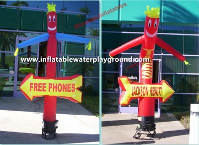 China Wateproof 8ft Inflatable Advertising Small Air Dancers With Blower for sale