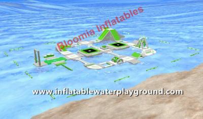 China Advertising Inflatable World Water Parks, Ocean Aqua Park Games 0.9mm PVC for sale