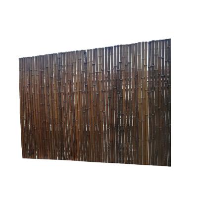 China Garden Fence Wall Fence Designs vietnam treated thin black in a roll bamboo fence for sale