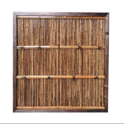 China Garden Fence bamboo slat vietnam wall wholesale fencing 6 foot and gates brown roll panel fence for sale