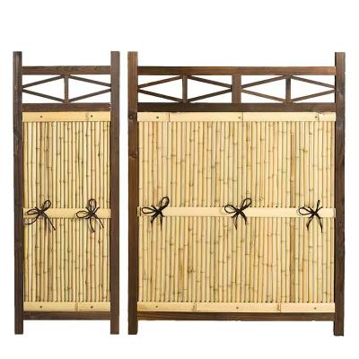 China Garden Fence bamboo flex garden fencing panel pannel lattice live nature reed panels fence for sale