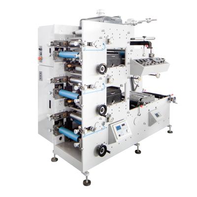 China Printing Mini Roll Hot To Roll Label Flexographic Printer for sale