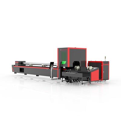 China Flexible Stainless Laser Cutter Tube CNC Fiber Laser Steel Pipe Cutting Machine for sale