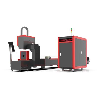 China Water Cooled Fiber Laser Tube Cutting Machine 4 Axis For Tube Fiber Tube Laser Cutting Machine for sale