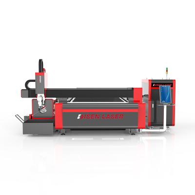 China 2000w 3000w high speed CNC fiber exchange table laser cutting machine metal laser cutting machine water cooled for sale