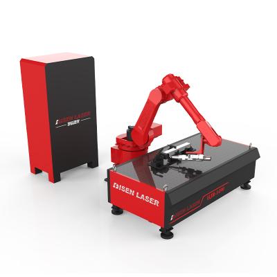 China Metal materials 1000w fiber laser welding machine laser welding robot price with shimmy laser welding head for sale