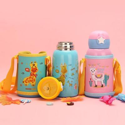 China 520ML Children's Cartoon Drinkware Water Bottle Stocked Cute Insulated Vacuum Flask for sale