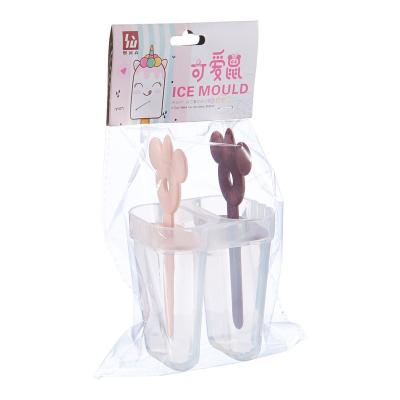 China Homemade plastic creative stocked summer ice cream popsicle mold for sale