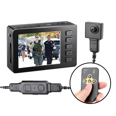 China Worn Mini Portable DVR Police Recorder 1080P Police Video Body Worn Camera VD5000II+501HD for sale