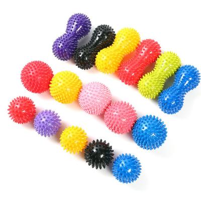 China Lacrosse Muscle Pain Fitness Double Peanut Massager Eco - Friendly Material Premium Ball for sale