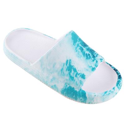 China Fashion Trend OEM Ladies Slippers Bathroom EVA Non-slip Thick Non-slip Bottom Slippers For Women Men Unisex Slipper for sale