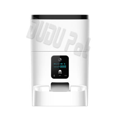 China 4L Pet Automatic Intelligent Smart Visual Pet Cat Food Feeder Automatic Pet Feeder for sale