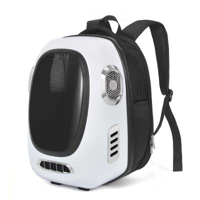 China Breathable Space Capsule Cat Pet Backpack Carrier Bag With Fans Backpack Travel Carrier for sale