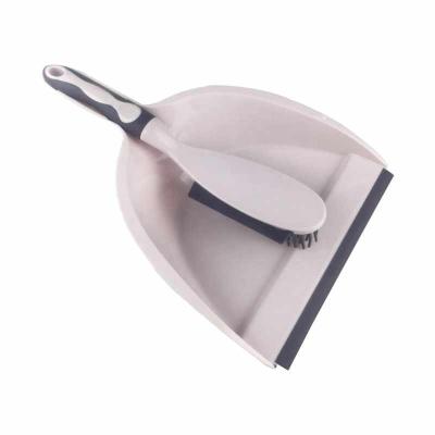 China Newest Design Viable Chinese Silicone Golden Suppliers Golden Broom And Dustpan Cleaning Set for sale