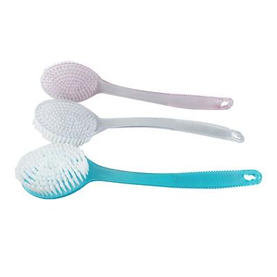 China Sustainable Plastic Scrub Shower Bath Brush With Long Handle for sale