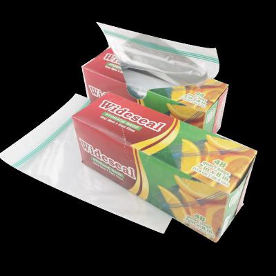 China Security Triple Zipper Seal Storage Bags PE Ziplock Bags High Quality Food Grade Wideseal Durable Various Storage Bags One Color Priting for sale