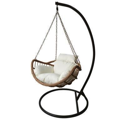 China Garden Furniture Price Super Comfortable Cheap Outdoor Swing Bed Hanging Chair, Iron Chain Hanging Swing Chair, Outdoor Swing Hammock Chairs for sale