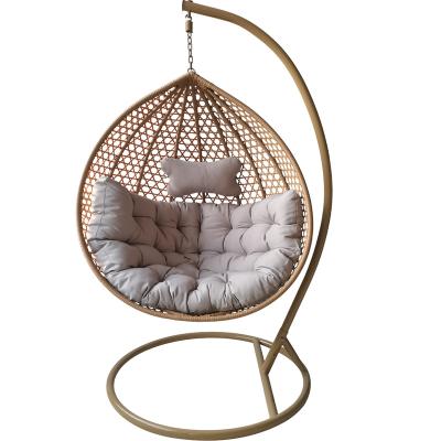 China Modern Cheap High Quality Outdoor Furniture Rattan Hanging Chair Rattan Eggs Swing Ceiling Hanging Chair for sale