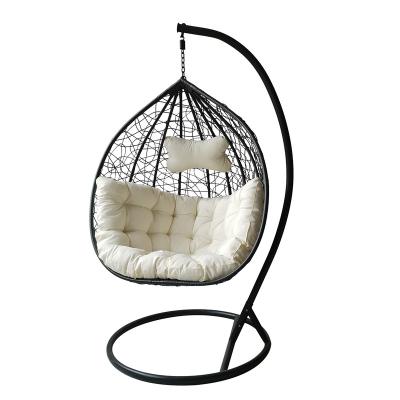 China Wholesale High Quality Modern Outdoor Rattan Swing Chair Outdoor Patio Hanging Hanging Chair With Stand for sale