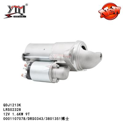 China Starter-Motor 12V 1.6KW 9T 0001107078 DRS0343 3801351 QDJ1213K LRS02328 Toyota Yaris zu verkaufen