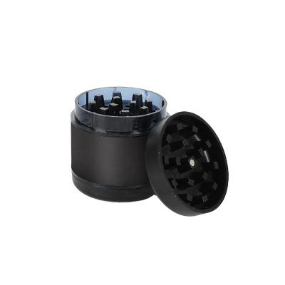 China 2021 Hot Sale Custom Made ABS+PC New Design Logo Handle Herb Grinder Plastic for sale