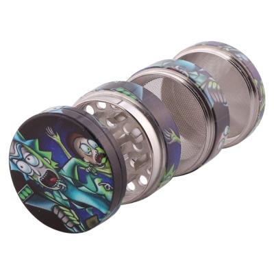 China Electric Grinding Smoking Weed Logo Dry Herb Grinder Custom Sublimation Herb Grinders 2021 Cool Beer Zinc Alloy 4 Pieces for sale