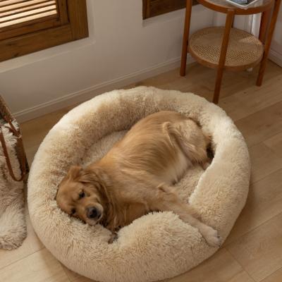 China Best Dropship Fast Selling Claim Supply 2021 Viable Dog Bed Cat Dog Sleeping Luxury Indoor Donut Bed Sleep Supply for sale