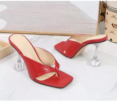 China Fashion trend CS040 2022 summer wedge sandals shoes for women new styles women shoes heeled sandals for sale