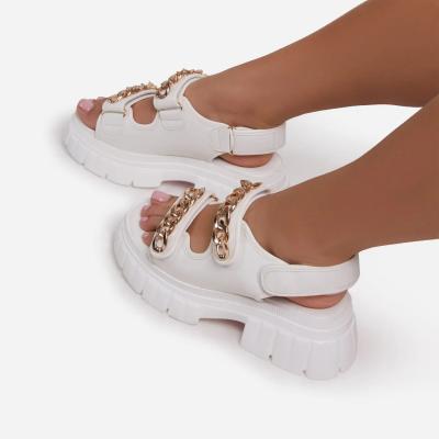 China Fashion Trend CS043 PU Woman Sandals New Arrivals 2021 Summer Sandals Women 2021 Sandals for Women and Ladies for sale