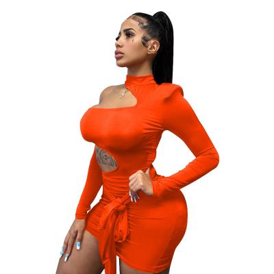 China CS040 women's strapless dresses anti-static solid 2021 fall bodycon women's fashion clothes dresses women's dress for sale