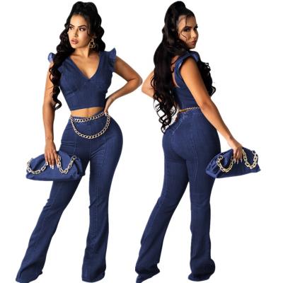 China CS040 Anti-Wrinkle Customize Casual Two Piece V Neck Woman Two Piece Set Biker Ladies Short Two Piece Set 2 Outfit for sale