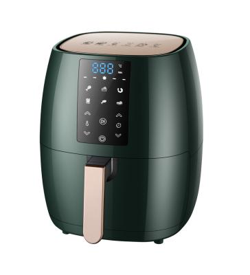 China Wholesale 5 L New High Power Household Multi Function Round Shape Digital Control Oil Less Air Fryer for sale