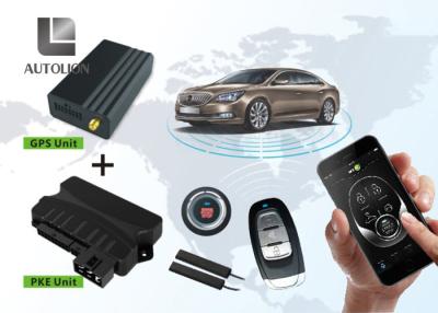 China Smart Remote Start And Keyless Entry System With GPS Fuction , PKE Push Button for sale