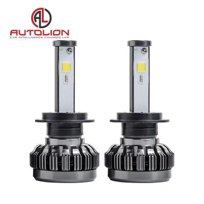 China Pure Aluminum LED Car Headlight , h1 h3 h4 h7 H8 H9 h11 LED Headlamp Color Changeable for sale