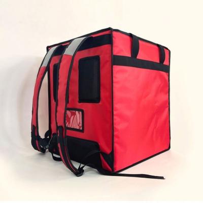 China Waterproof Pizza Delivery Bag Thermal Insulated Cooler Delivery Bag Backpack For Hot Food for sale