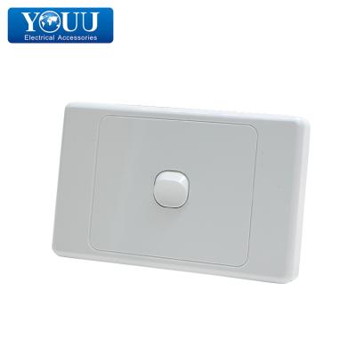 China PC And Copper YOU U19 Wall Switch And Socket Life 40000 Times Electrical Wall Switch for sale