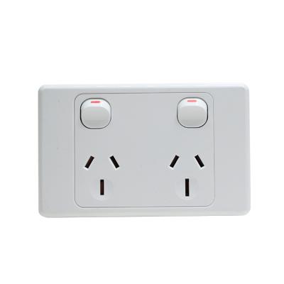 China Easy Installation YOU Good Quality Multi Socket Switch U1913-2 Left 10A Right 15A Modern Socket Switch for sale