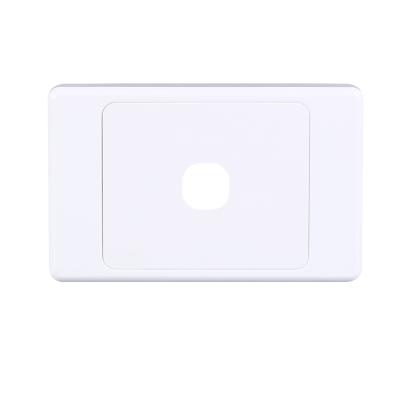 China PC + Copper YOU Electrical Switch Plates White Color U19 1 Strip Switch Plate for sale