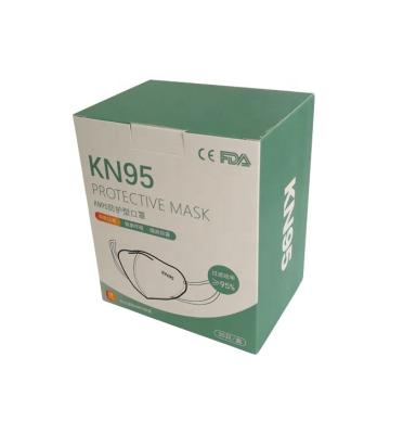 China Recycled Materials Top Supplies Medical Disposable N95 Surgical Mask Cardboard Box For Face Mask for sale