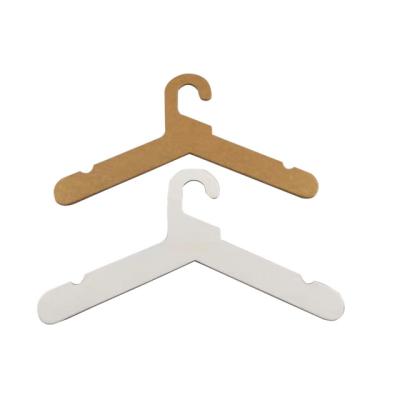 China 2019 new design 40cm recycled strong adult coat tops cardboard paper hanger for coat hanger made in china for sale