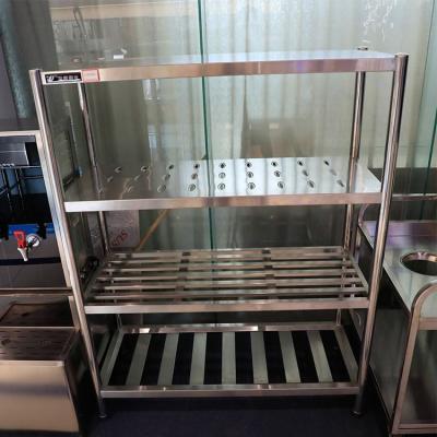 China Factory Price Corrosion Protection 4 Layers Space Saving Bathroom Metal Shelf Washing Machine Storage Rack for sale