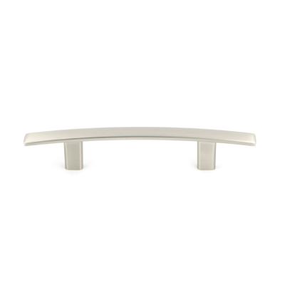 China Modern Brush Profile Furniture Hardware Accessories Cupboard Door Handle Drawer Sideboard Aluminum Arched Handle for sale