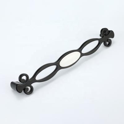 China New Fancy Eco-friendly Cabinet Porcelain Furniture Wardrobe Dresser Pulls Ceramic Cabinet Door Handle Cupboard Handles for sale