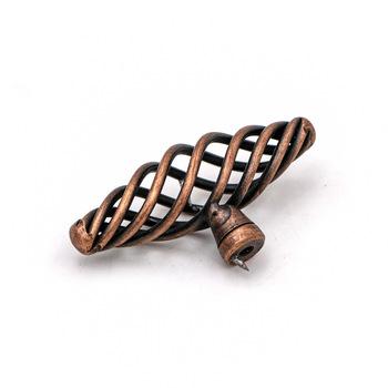 China Mid Century Furniture Hardware Sideboard Pull Door Birdcage Decorative Drawer Knob Handle for sale