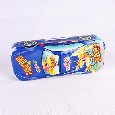 China Stationery Car Shape Stationery Gifts Packaging Tin Box Metal Case for sale