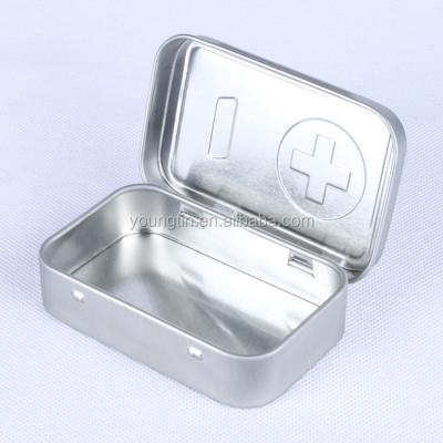 China Home Camp First Aid Kit Tin Box Recyclable for sale