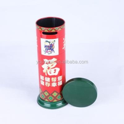 China Lovely Recyclable Mailbox Christmas Promotion Gift Tin Box With Exquisite Printed for sale