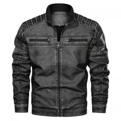 China Hot Selling New Leather Jackets 2021 Men's Simple Coat Fashion Men's Jacket for sale